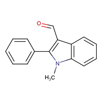 1-মিথাইল-2-ফিনাইল-1এইচ-ইন্ডোল-3-কারবালডিহাইড সিএএস 1757-72-8