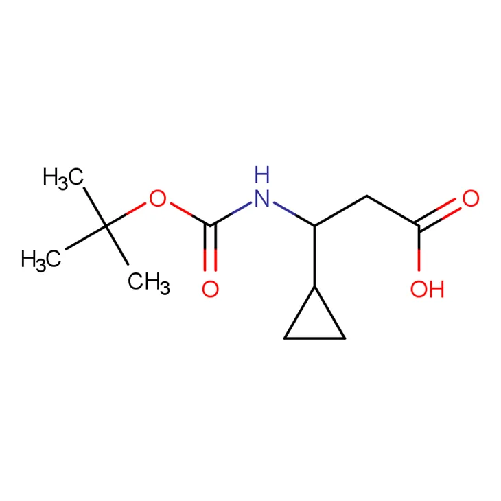 3-((tert-Butoxycarbonyl)অ্যামিনো)-3-সাইক্লোপ্রোপাইলপ্রোপানোয়িক অ্যাসিড CAS 683218-80-6