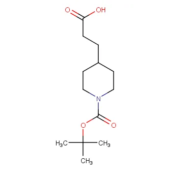 3-(1-(tert-Butoxycarbonyl)piperidin-4-yl)propanoic Acid CAS 154775-43-6
